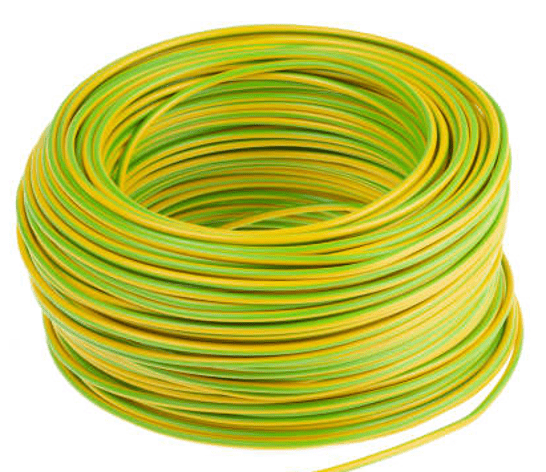 CÂBLE COMMANDE 1.5MM VERT/JAUNE