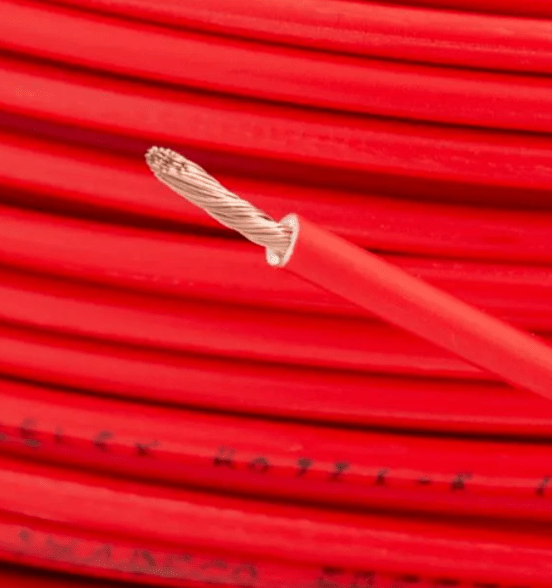 CÂBLE COMMANDE SANS HALOGÈNE 4MM ROUGE