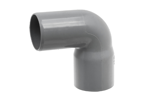 COUDE PVC SANITARIO 40MM X 87.5° GRIS