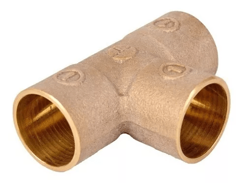 TEE BRONZE 1X1X1/2 SO